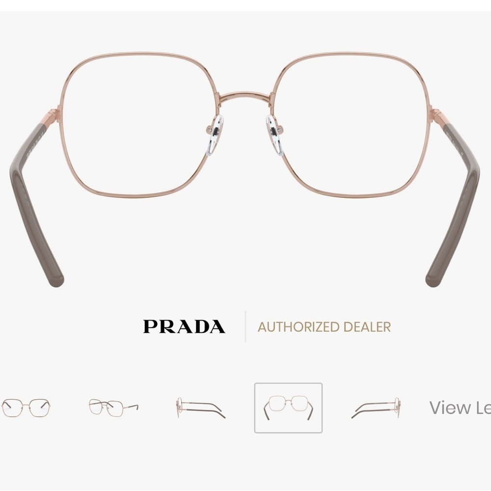 NEW Prada PR 56WV 02H1O1 54 Brown/Beige Eyeglasses PRESCRIPTION - Picture 6 of 16